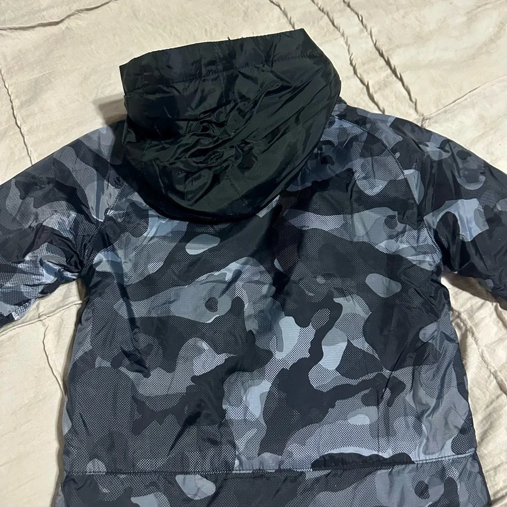 Nike Kids Camo Jacket - Black and Gray - Picture 3 of 7